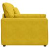 vidaXL Modul&auml;r soffa armst&ouml;ds&auml;ndmodul med kuddar gul 100 cm