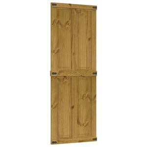 vidaXL Ladug&aring;rdsd&ouml;rr Corona HonungsBrun 70 x 210 cm Massiv furu