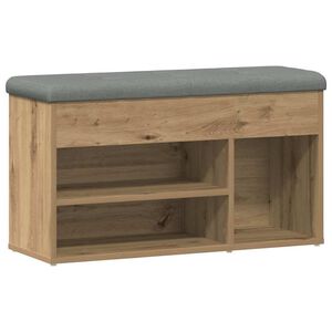 vidaXL Skob&auml;nk hantverksm&auml;ssig ek 82x32x45,5 cm konstruerat tr&auml;