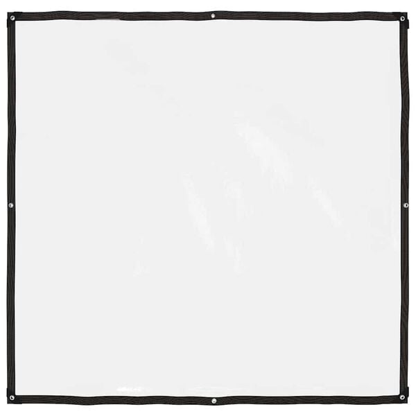 vidaXL Genomskinlig presenning med &ouml;ljetter 2x2 m polyeten