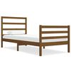 vidaXL S&auml;ngram honungsbrun massiv furu 75x190 cm