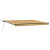 vidaXL Utdragbar markis Flerf&auml;rgsdesign 450 &times; 300 cm Polyester
