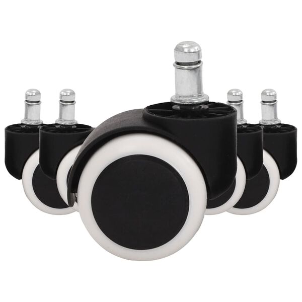 vidaXL Länkhjul till kontorsstol 5 st