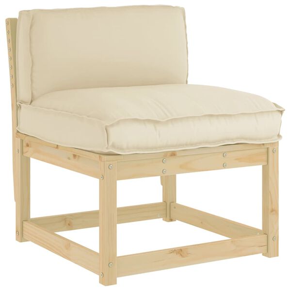 vidaXL Kudde Beige 80 x 40 x 12 cm Oxford Tyg