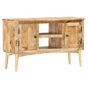 vidaXL Sk&auml;nk 100x35x60 cm massivt mangotr&auml;