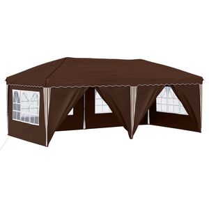 vidaXL Pop-up Partyt&auml;lt 575 x 288 x 245 cm Brun