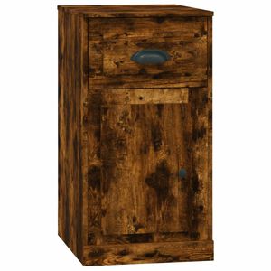 vidaXL Sidosk&aring;p r&ouml;kf&auml;rgad ek 40x50x75 cm konstruerat tr&auml;