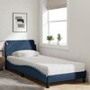 vidaXL Bed with Mattress "Dover" Blue 80x200 cm Fabric