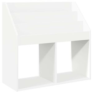 vidaXL Barnbokhylla Vit 72,5 x 29,5 x 69 cm Konstruerat tr&auml;