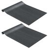 vidaXL Dekorplast 2 st m&ouml;rkt tr&auml; 500x90 cm PVC