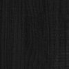 vidaXL Soffbord svart 75x50x33,5 cm massiv furu