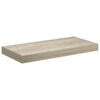 vidaXL Sv&auml;vande v&auml;gghylla ek 50x23,5x3,8 cm MDF