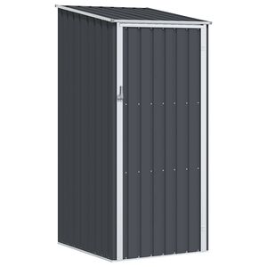 vidaXL Tr&auml;dg&aring;rdsskjul antracit 87x98x159 cm galvaniserat st&aring;l