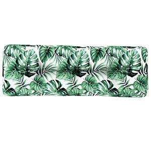 vidaXL Palldyna bladm&ouml;nster 120x40x12 cm tyg