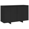 vidaXL Sk&auml;nk svart 120x41x75 cm konstruerat tr&auml;