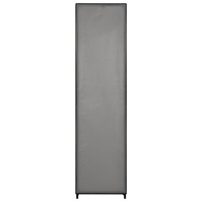 vidaXL Garderob med 4 fack grå 175x45x170 cm