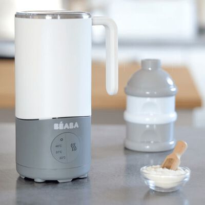 Beaba Flaskvärmare Milk Prep 450 ml vit och grå