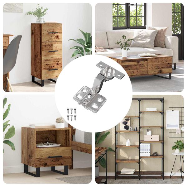 vidaXL G&aring;ngj&auml;rn 12 pcs Nickel 26 mm J&auml;rn