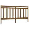vidaXL S&auml;nggavel honungsbrun 206x4x100 cm massiv furu