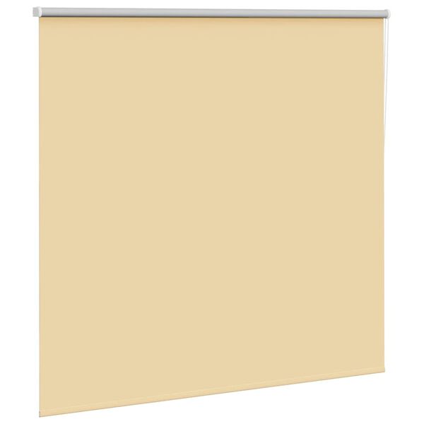 vidaXL Rullgardin m&ouml;rkl&auml;ggningsbar beige 160x150 cm tyg bredd 156,6 cm