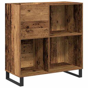 vidaXL Skivsk&aring;p Gammalt tr&auml; 84,5 x 38 x 89 cm Konstruerat tr&auml;