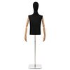 vidaXL Justeringbar mannequin 170-242 cm med huvud och bas Man PP