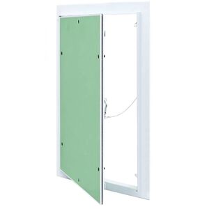 vidaXL &Aring;tkomstpanel Gr&ouml;n och Silver 30 x 45 cm Aluminium och gips
