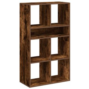 vidaXL Bokhylla r&ouml;kf&auml;rgad ek 66x31x112 cm konstruerat tr&auml;