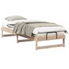 vidaXL S&auml;ngram Brun 90 x 210 cm Massiv furu