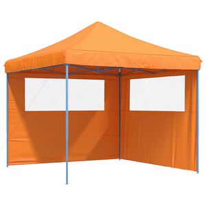 vidaXL Pop-Up hopf&auml;llbart partyt&auml;lt med 2 sidov&auml;ggar ORANGE