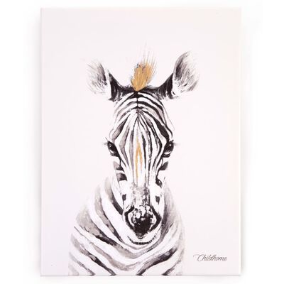 CHILDHOME Oljemålning 30x40cm zebra