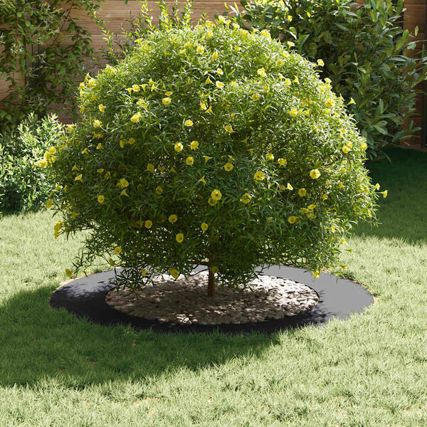 vidaXL l&auml;mplig f&ouml;r Flat tr&auml;dring Antracit &Oslash;60 / 90 cm St&aring;l