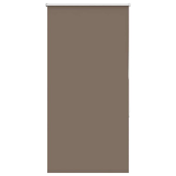 vidaXL Mörkläggningsgardin kaffe 80x175 cm tyg bredd 75,7 cm polyester