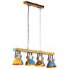 vidaXL Taklampa industriell 25 W flerf&auml;rgad 111cm E27