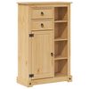 vidaXL Badrumssk&aring;p Corona 70x33x110 cm massiv furu