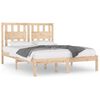 vidaXL S&auml;ngram massiv furu 120x190 cm