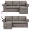 vidaXL Soffa Taupe