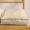 vidaXL Kudde 4 pcs Beige 40 x 40 x 8 cm Oxford Tyg