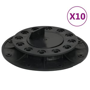 vidaXL Justerbara f&ouml;tter f&ouml;r altangolv 10 st 20-30 mm