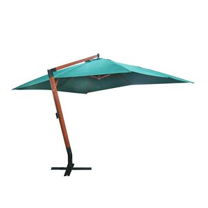 vidaXL Frih&auml;ngande parasoll 300 x 400 cm gr&ouml;n
