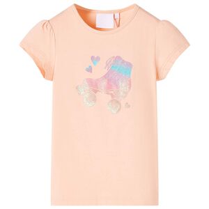 T-shirt f&ouml;r barn ljus orange 104