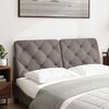 vidaXL Headboard Cushion Taupe 140 cm Fabric