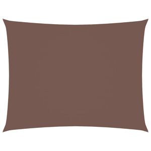 vidaXL Solsegel oxfordtyg rektangul&auml;rt 3x4,5 m brun