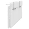 vidaXL Headboard Cushion "Viana" White 200 cm Faux Leather