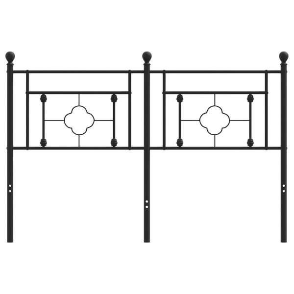 vidaXL Ers&auml;ttningsgavel metall svart 140 cm