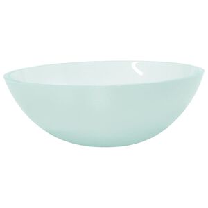 vidaXL Handfat glas 50x37x14 cm frostat