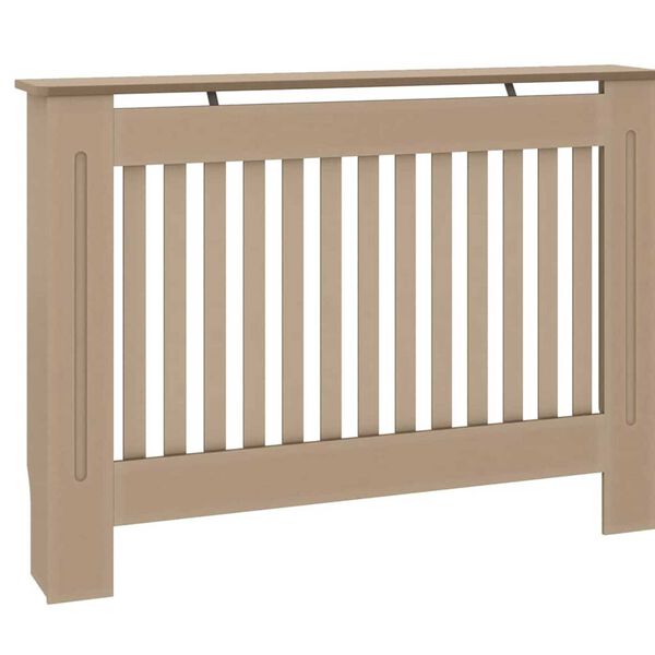 vidaXL Radiatorlock 2 pcs Brun 112 x 19 x 81,5 cm Konstruerat trä