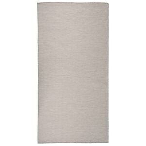 vidaXL Utomhusmatta plattv&auml;vd 100x200 cm ljusgr&aring;