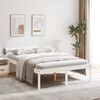 vidaXL S&auml;ng vit 120x190 cm massiv furu