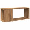 vidaXL TV-b&auml;nk hantverksm&auml;ssig ek 80x24x32cm konstruerat tr&auml;